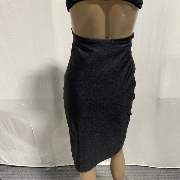 Adriana Degreas Women’s Cut-Out Solid Short Dress Black Size S - Picture 7 of 14